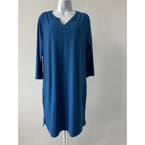 Lightbare Women's Large Dress with Pockets UPF 50+ Casual Sun Dress (b40)